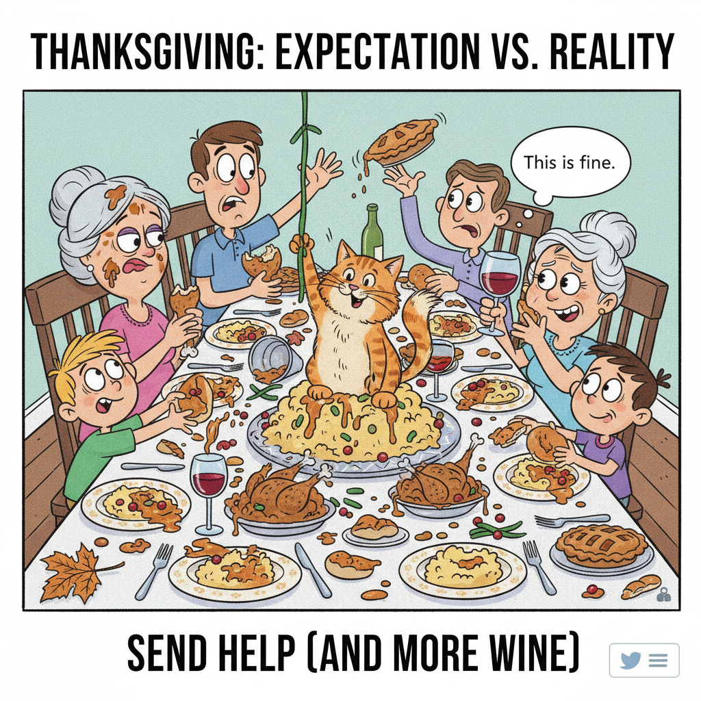 My family dinner was an Olympic sport. I survived, barely.