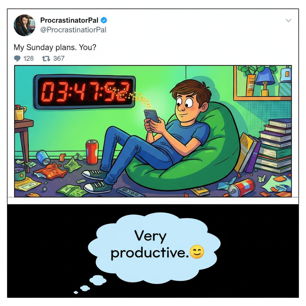 My screen time report: 'You spent 8 hours staring at nothing.' Me: 'It was productive staring!'