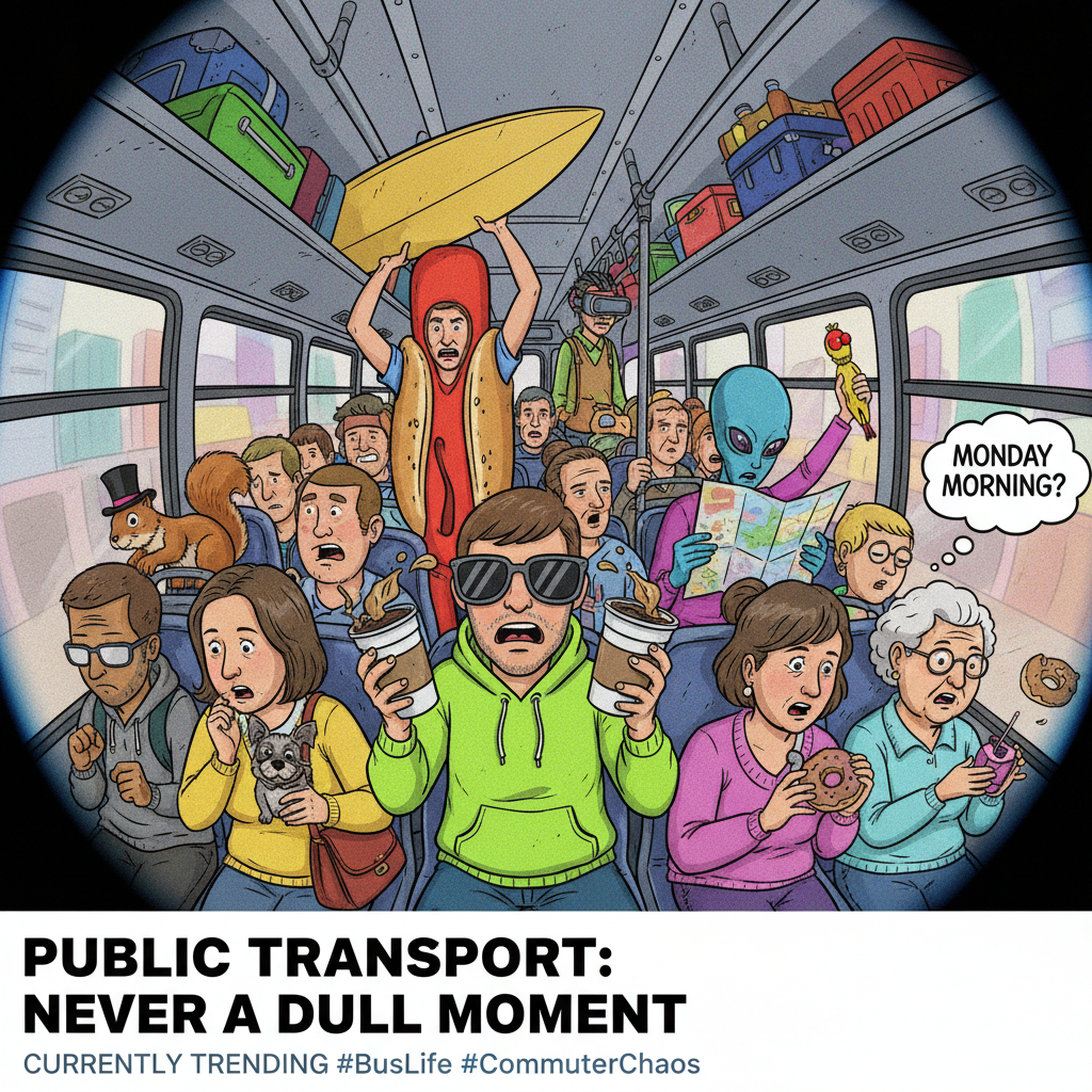 Public transport is just a social experiment on how much chaos humans can endure.