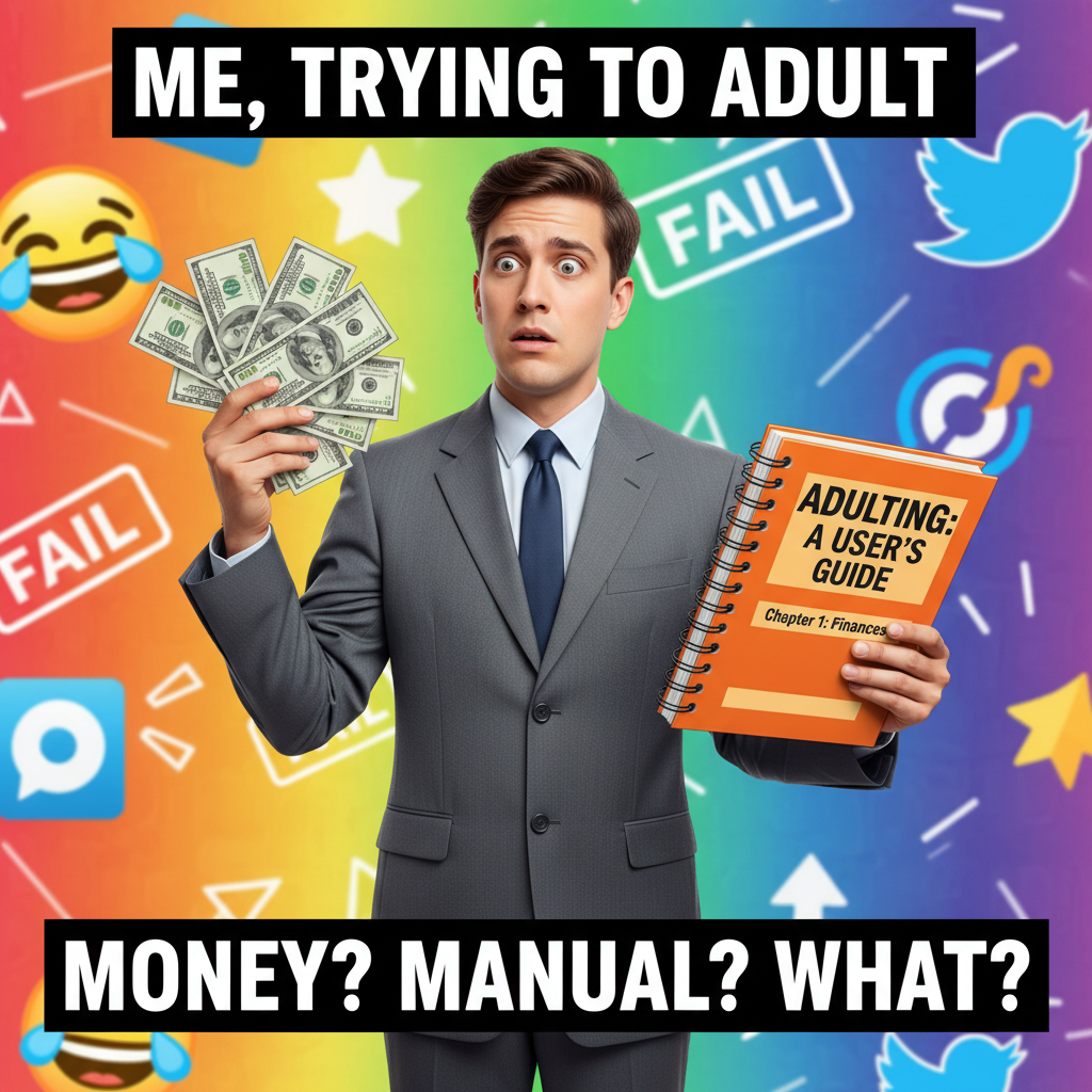 Adulting is just pretending you know what you're doing until you actually do (or don't).