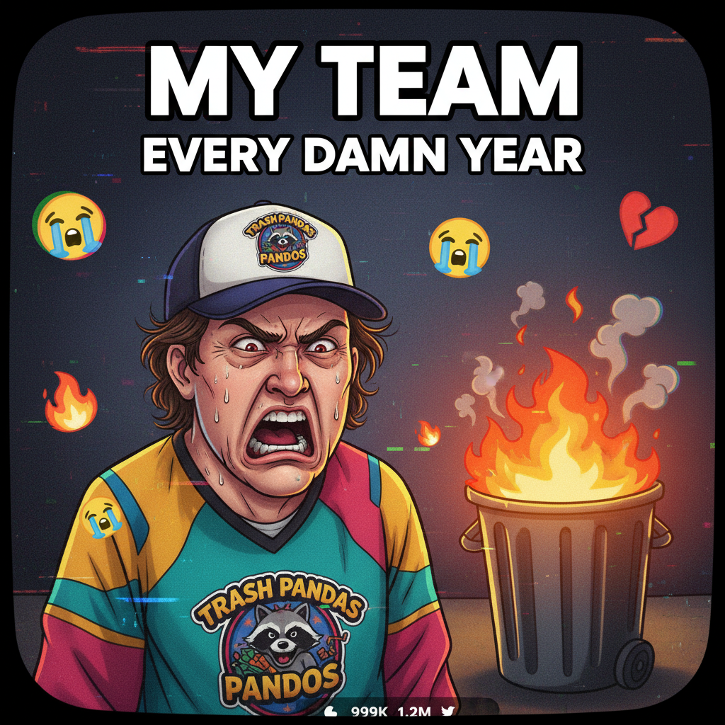 My team lost. I'm legally required to burn something. It's in the fan manual.