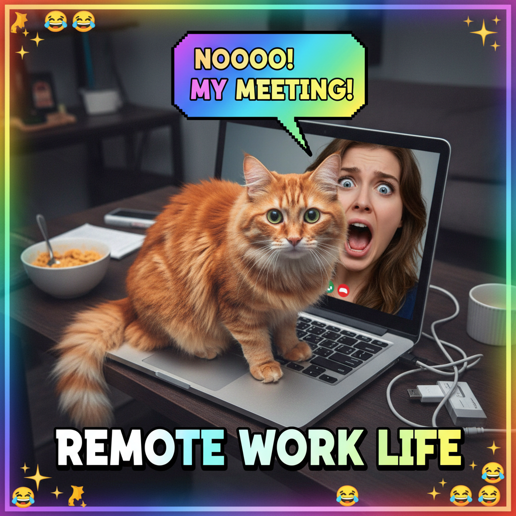 My cat just walked across my keyboard during a client Zoom call. I'm fired, aren't I?