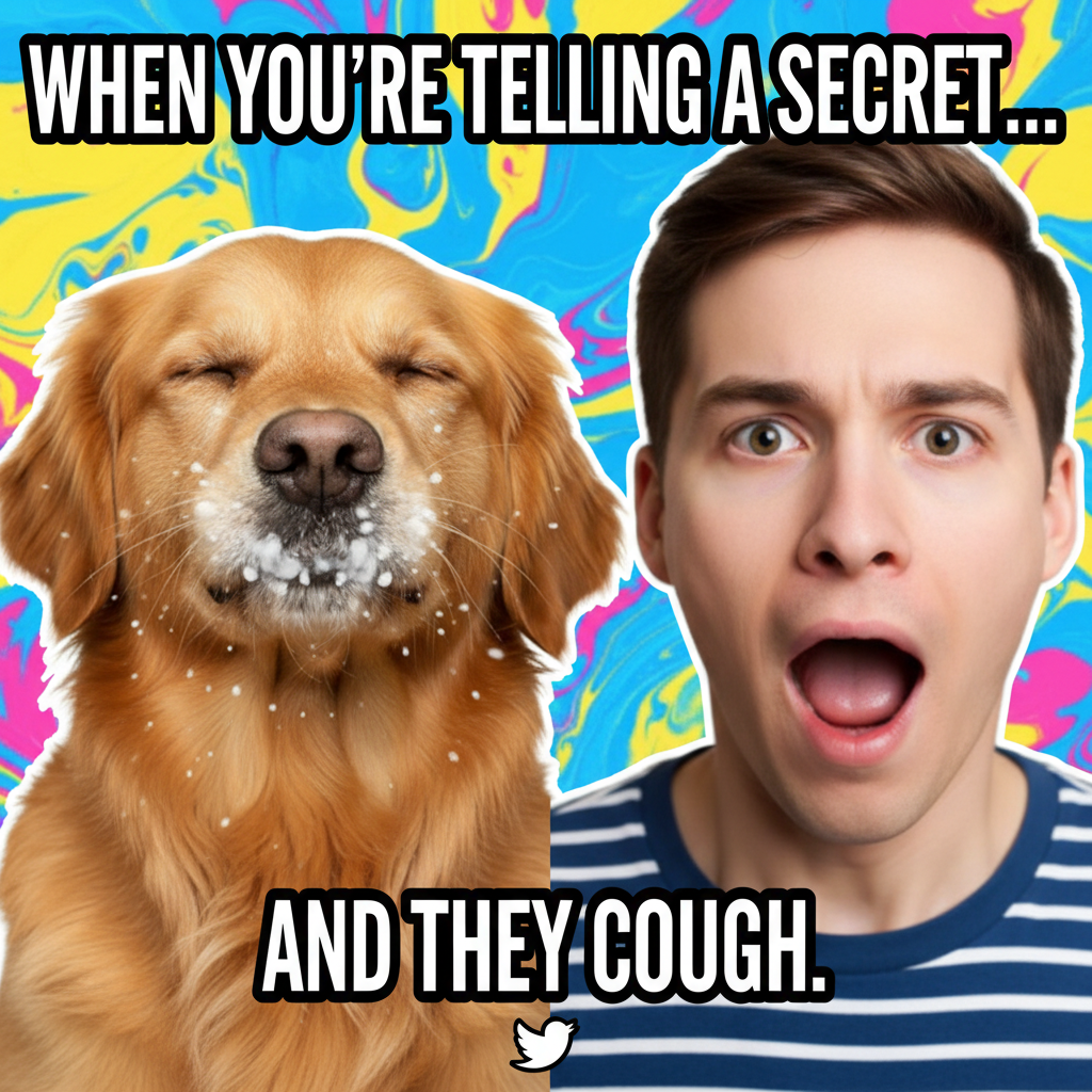 My dog just sneezed directly into my open mouth. This is my life now. Send tissues.