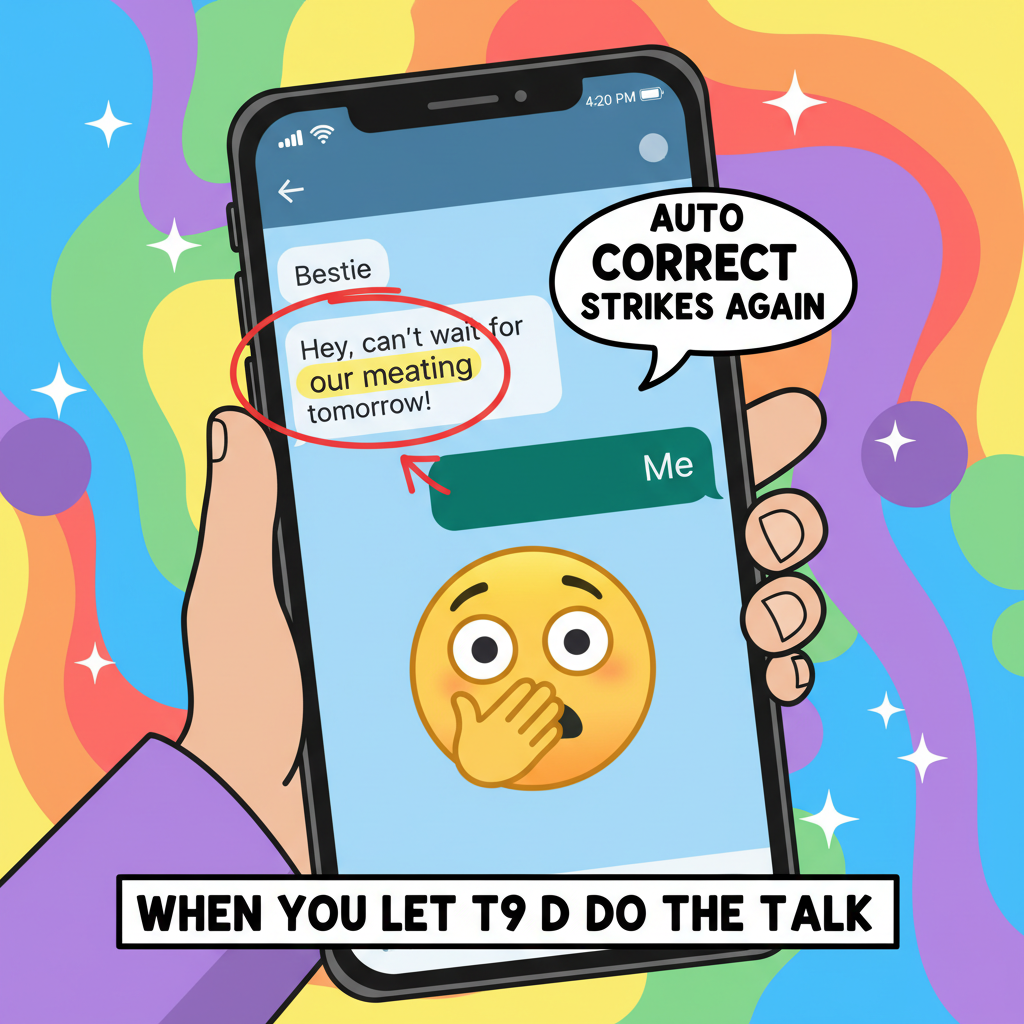 Autocorrect changed 'meeting' to 'meating'. My boss thinks I'm a cannibal. 💀