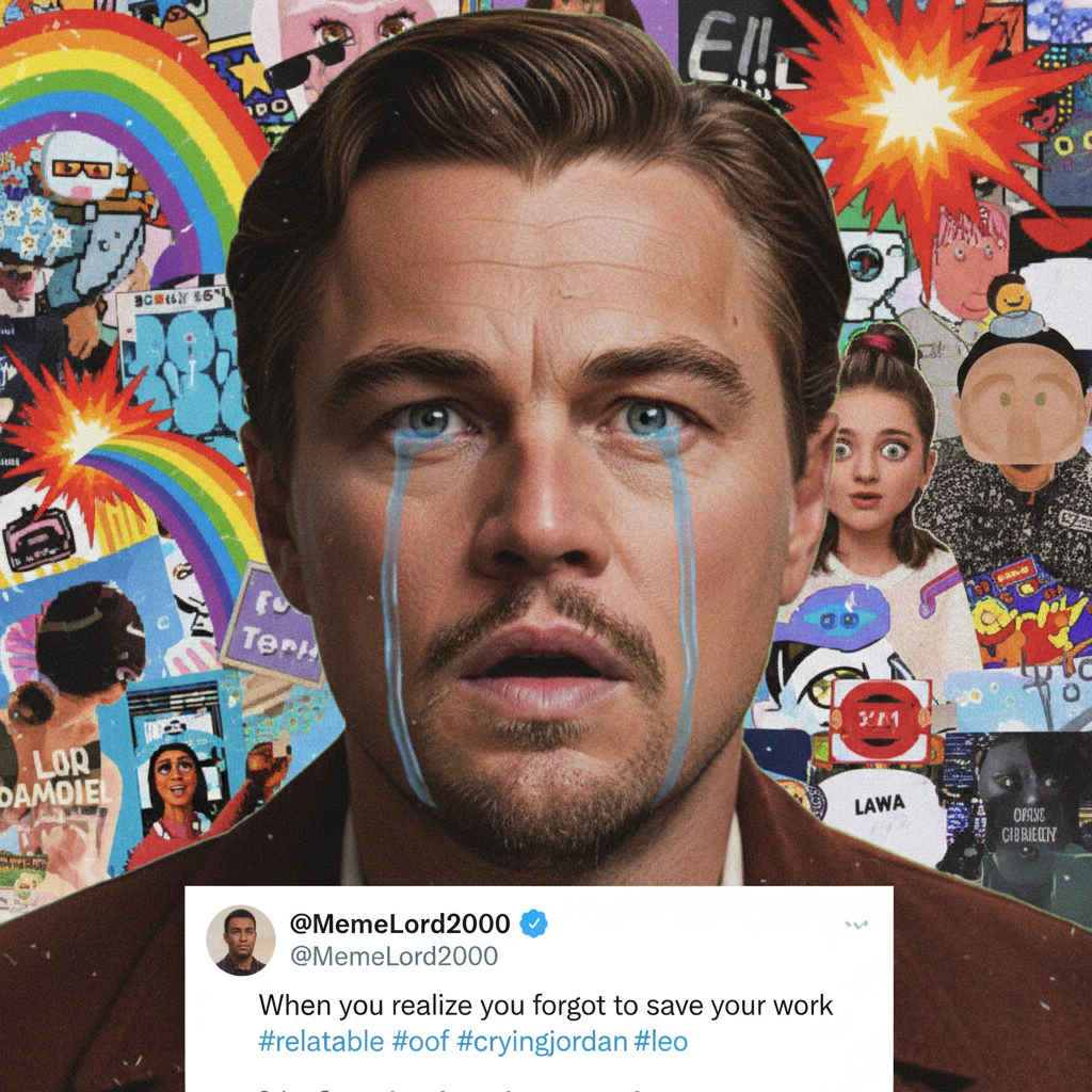 When the internet finds out you liked your ex's old photo. *insert Crying Jordan meme*