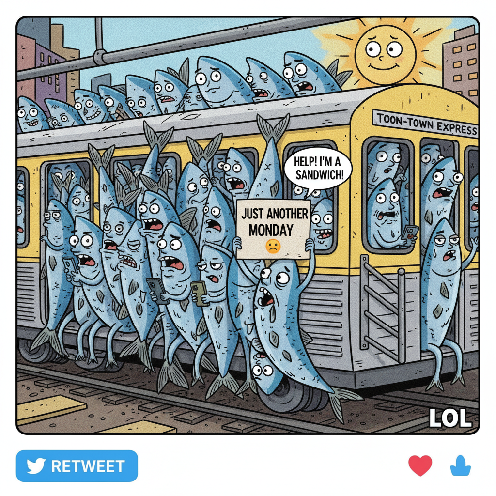 Public transport is just a social experiment to see how many people can fit into one sardine can.