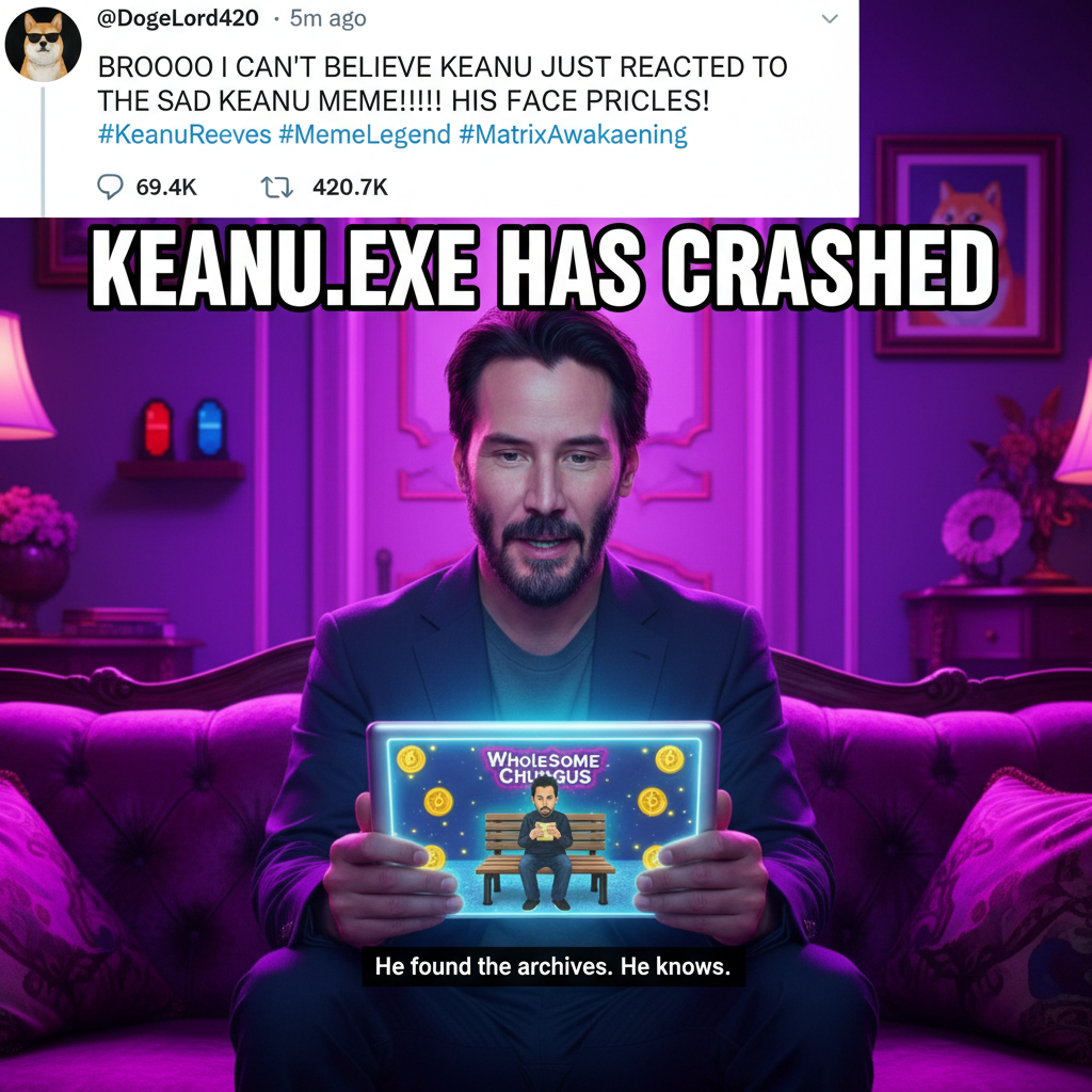 Me watching that video of [Celebrity Name] reacting to their own meme. Iconic.