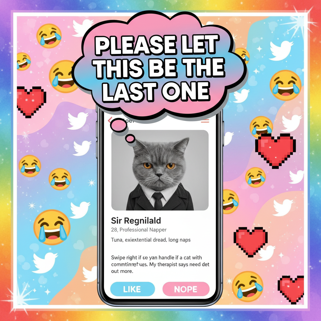 Dating apps are just a lottery where the prize is not having to use dating apps anymore.