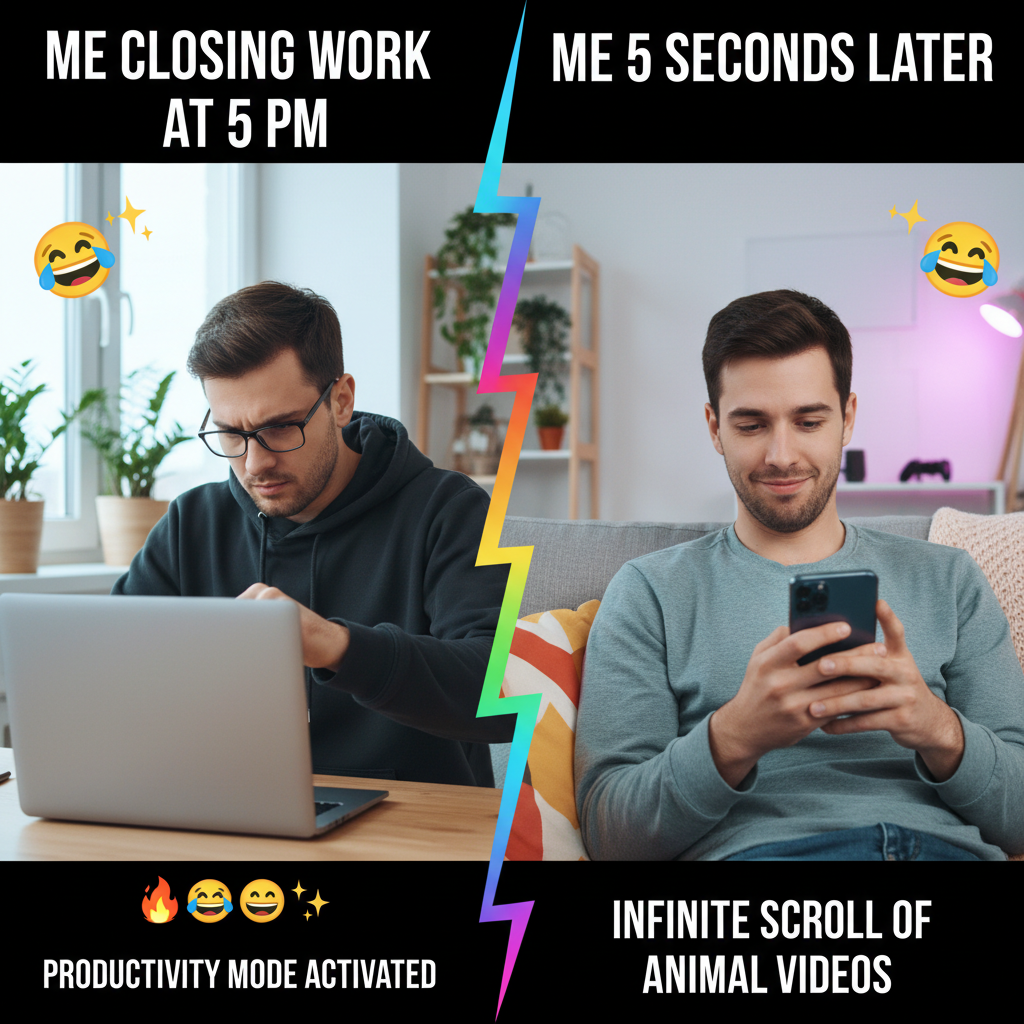 I closed social media to be productive. Then I reopened it to tweet about closing social media.