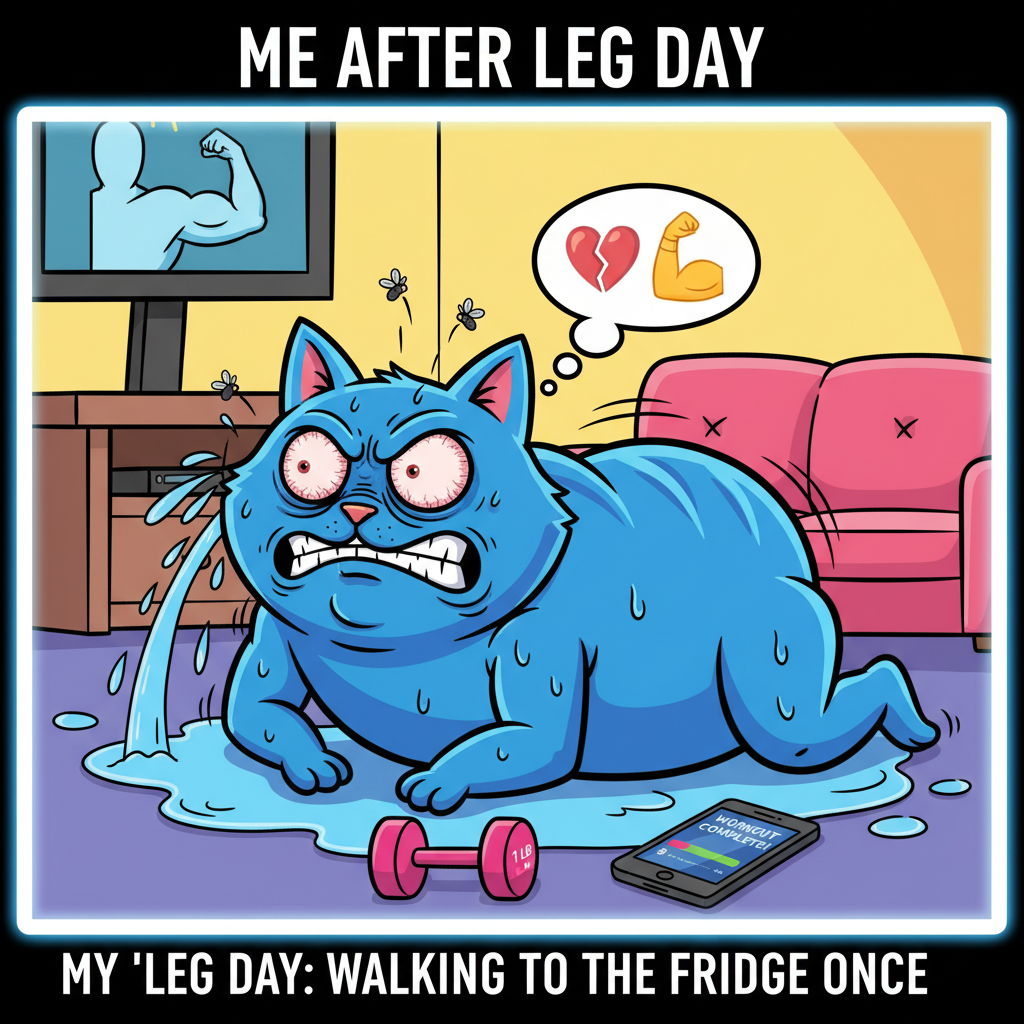 Went to the gym. Did one rep. Now I'm sore for 3-5 business days. Worth it.