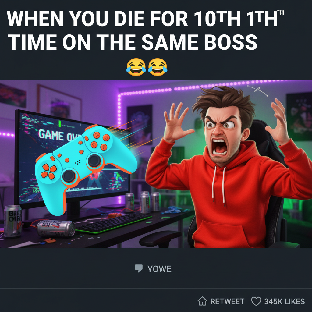 My controller just flew across the room. It wasn't my fault, the lag was personal.