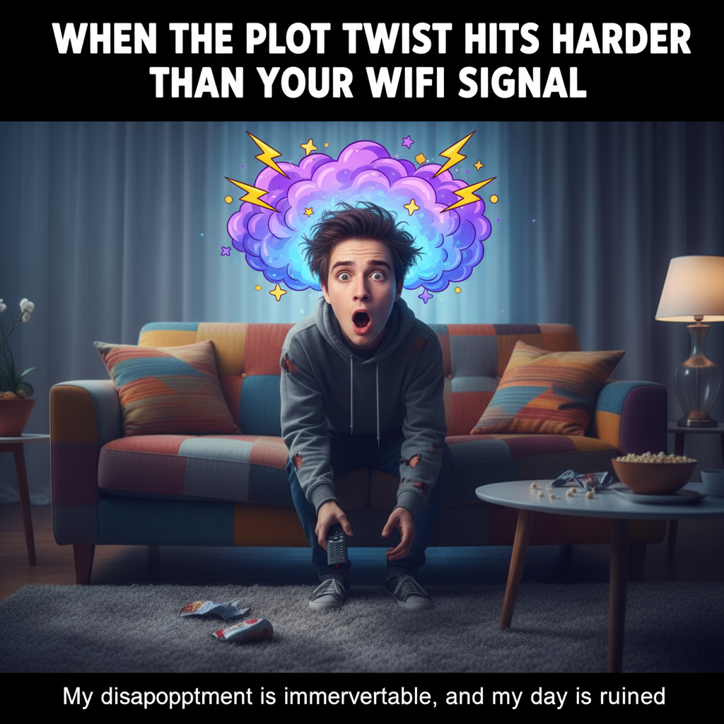 When the plot twist hits harder than your student loan bill