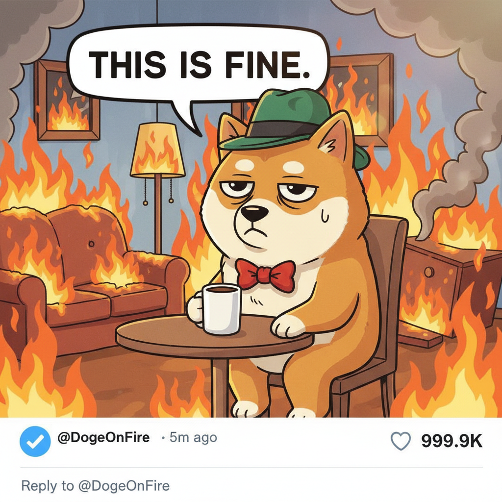 My brain cells during seasonal depression: 'It's fine. Everything is fine.' (It's not fine.)
