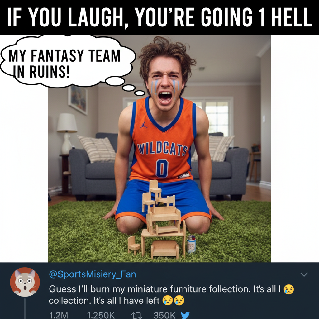 My team lost. I'm now legally required to burn all my furniture. It's the rules.