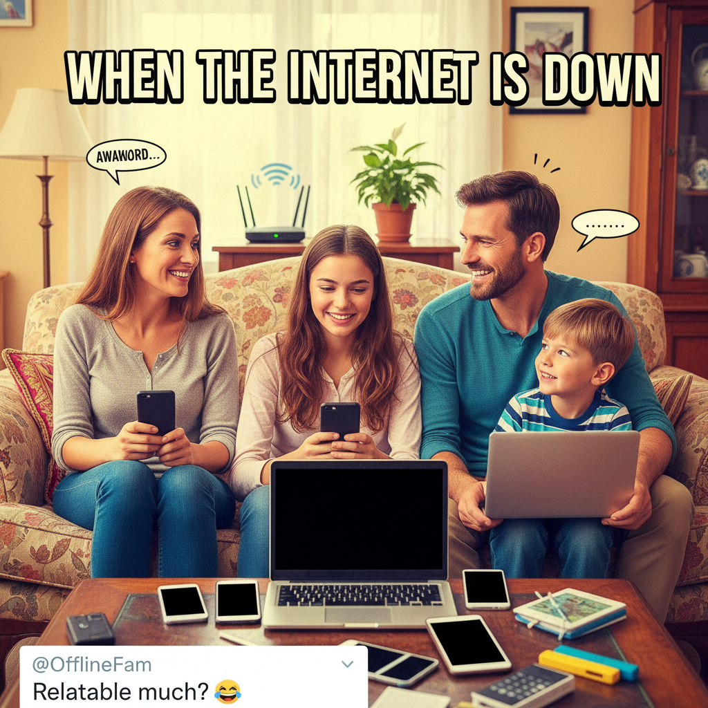 Wifi went down. I had to talk to my family. Send thoughts and prayers.