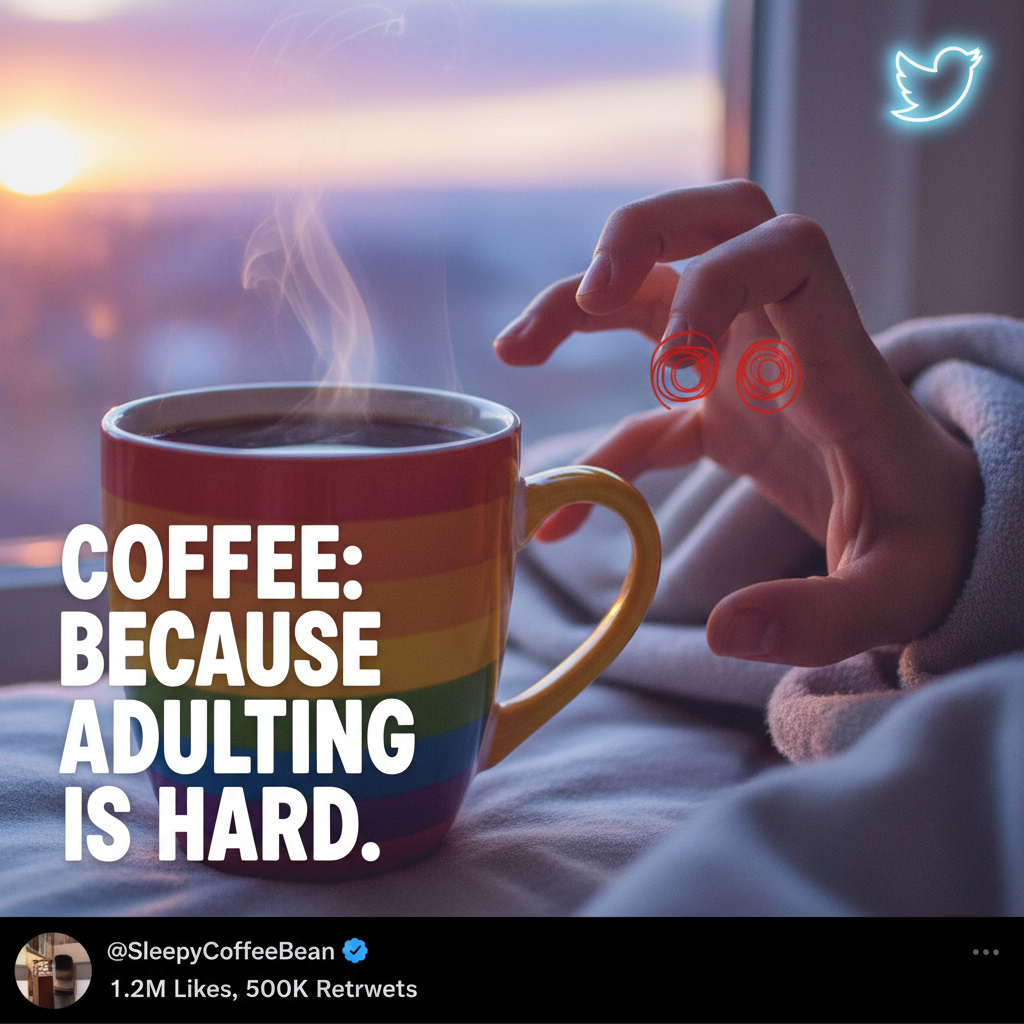 My blood type is coffee. My love language is a fresh brew. Don't talk to me before it.