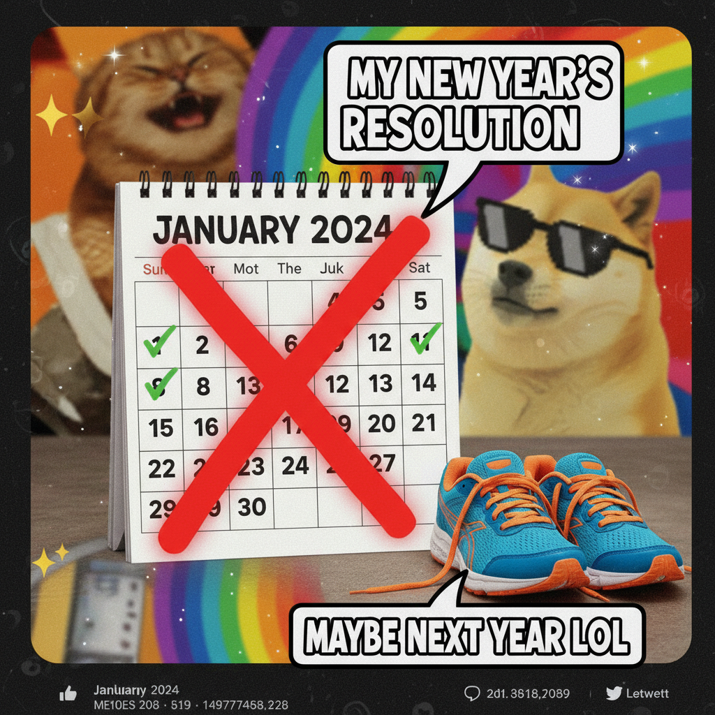 My New Year's resolution lasted 3 days. It was a good run. See you next year, gym.