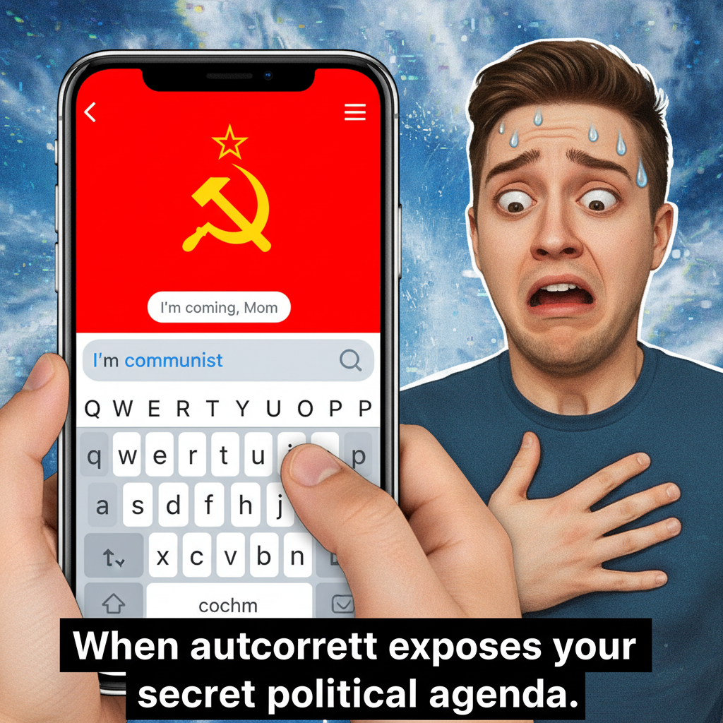 Autocorrect just changed 'I'm coming' to 'I'm communist' in a work email. My career is over.