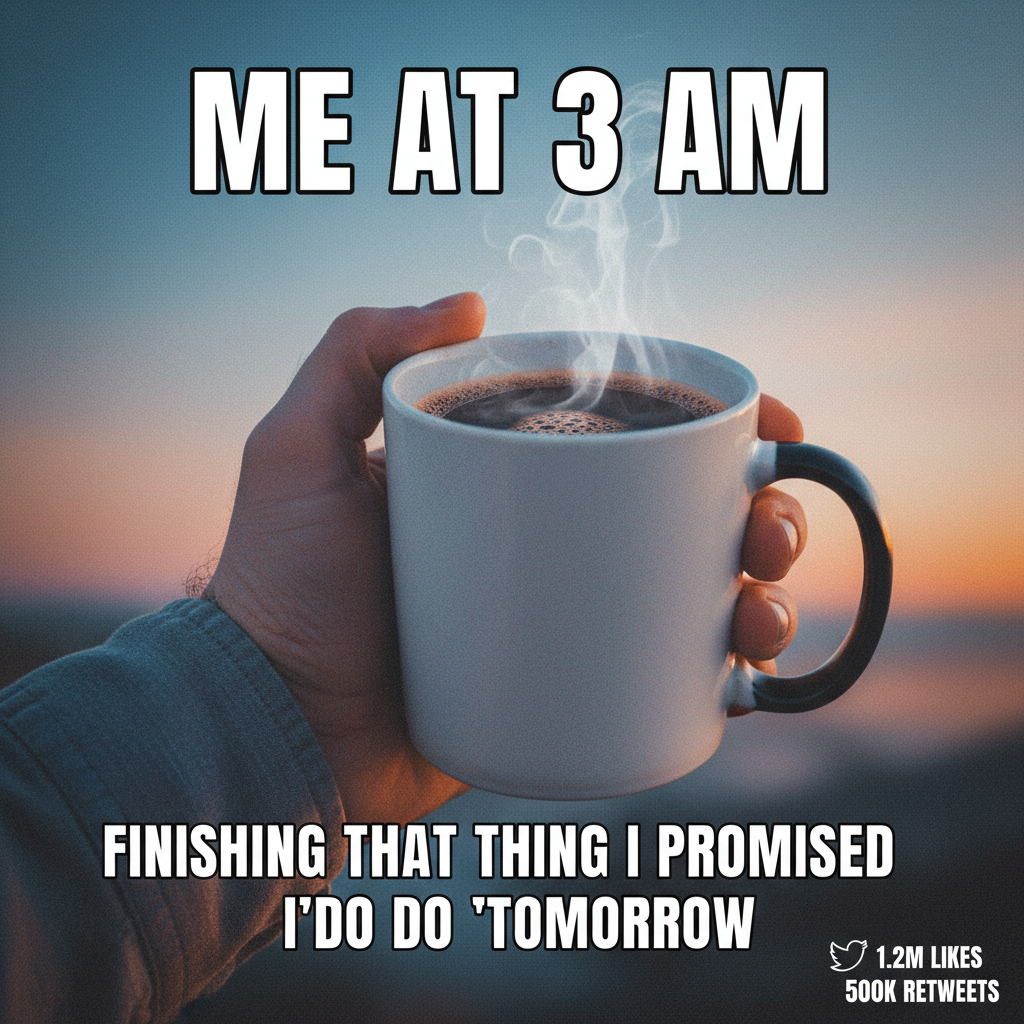 My blood type is coffee. My personality is 'haven't had my coffee yet.'
