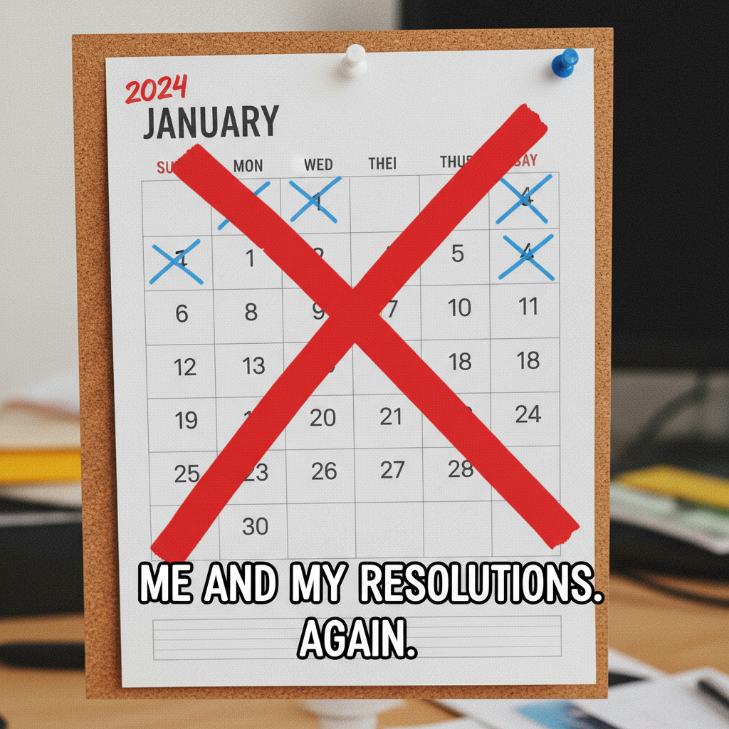 My New Year's resolution lasted exactly 3 days. Peak performance.