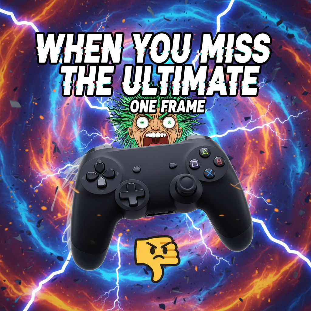 My controller just flew across the room. It's not rage, it's 'intense strategic recalibration.'