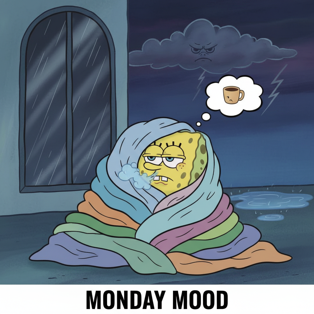 My brain during winter: 'Is it even worth getting out of bed?'