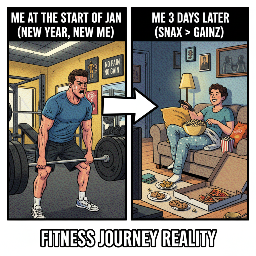 Me at the gym vs. me walking past the gym. Two very different people.