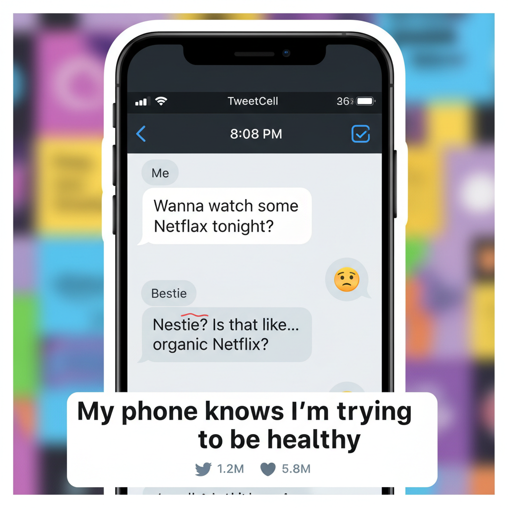 My phone just autocorrected 'Netflix' to 'Netflax'. I'm not even mad, that's genius.