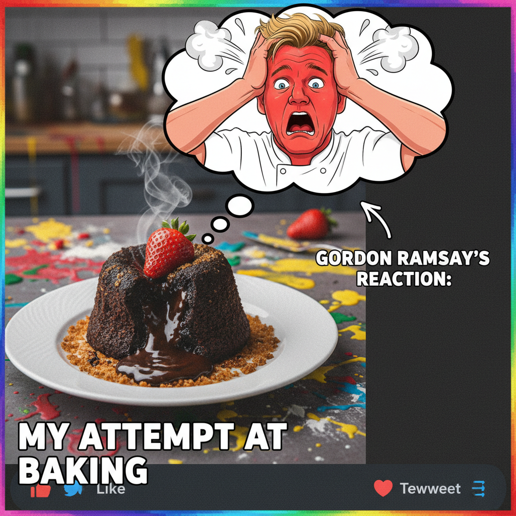 My cooking fail went so viral, Gordon Ramsay probably felt it in his soul.