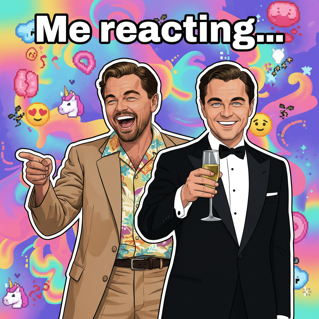 Me reacting to literally any minor inconvenience. (Insert Leo DiCaprio meme here)
