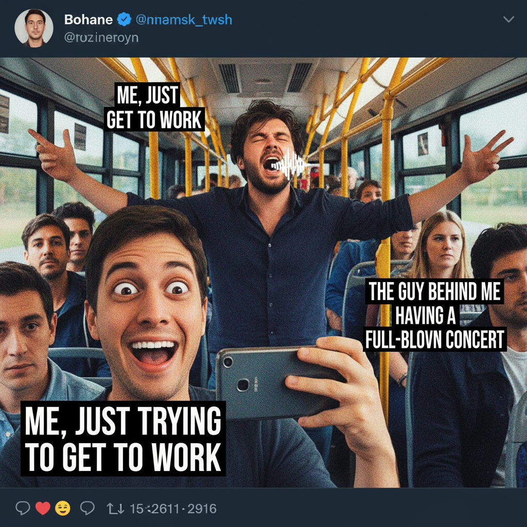 Just witnessed a full-on opera performance on the bus. Public transport is wilder than Netflix.