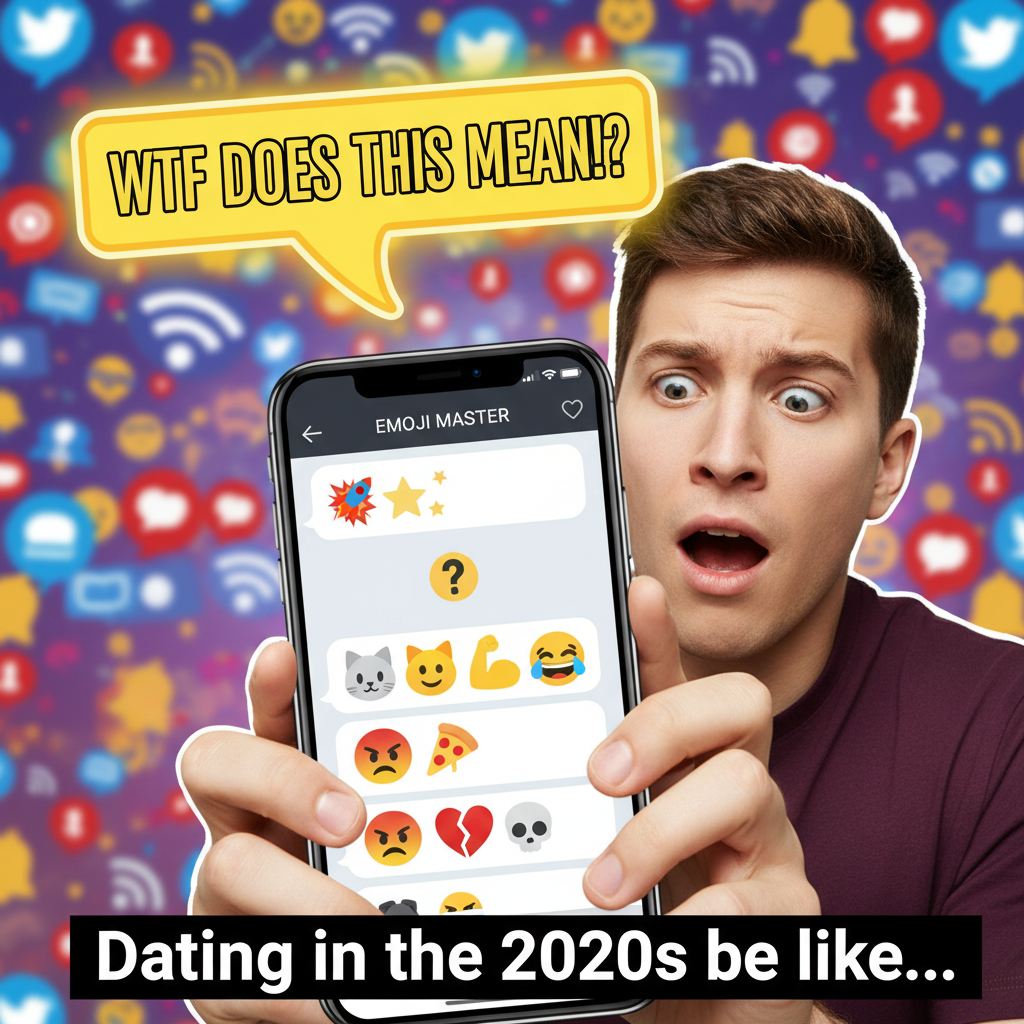 Matched with someone who only communicates in emoji. Is this a date or a riddle?