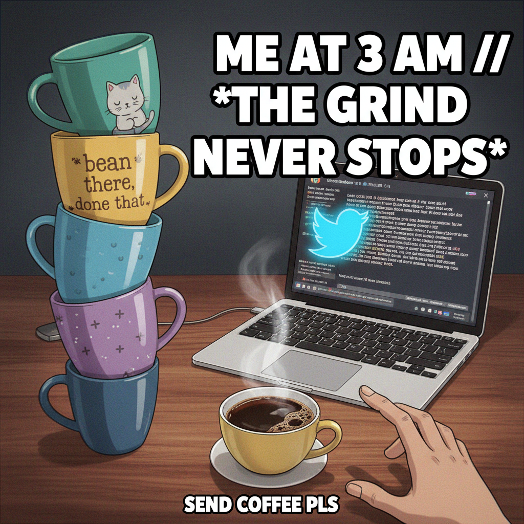 My blood type is coffee. My personality is 'haven't had my coffee yet.'