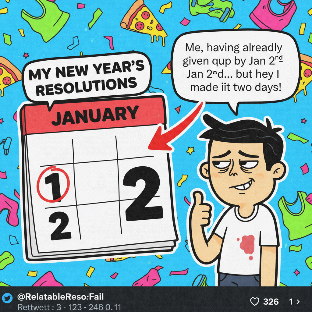 My New Year's resolution lasted until January 2nd. New record!