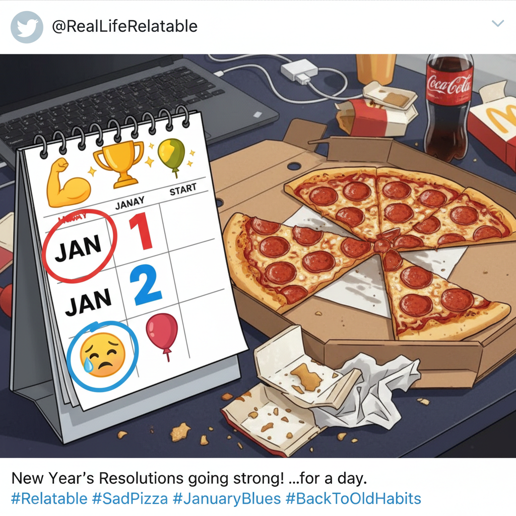 My New Year's resolution lasted until January 2nd. New record!