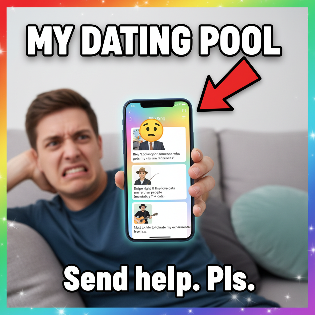 My dating app bio says 'fluent in sarcasm' but my matches think I'm just rude. Send help.