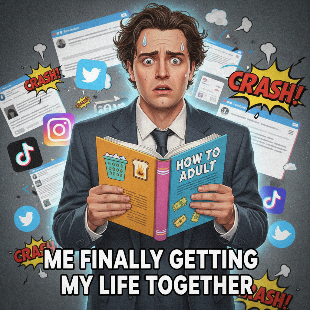 Adulting is just pretending you know what you're doing until you actually do. Maybe.