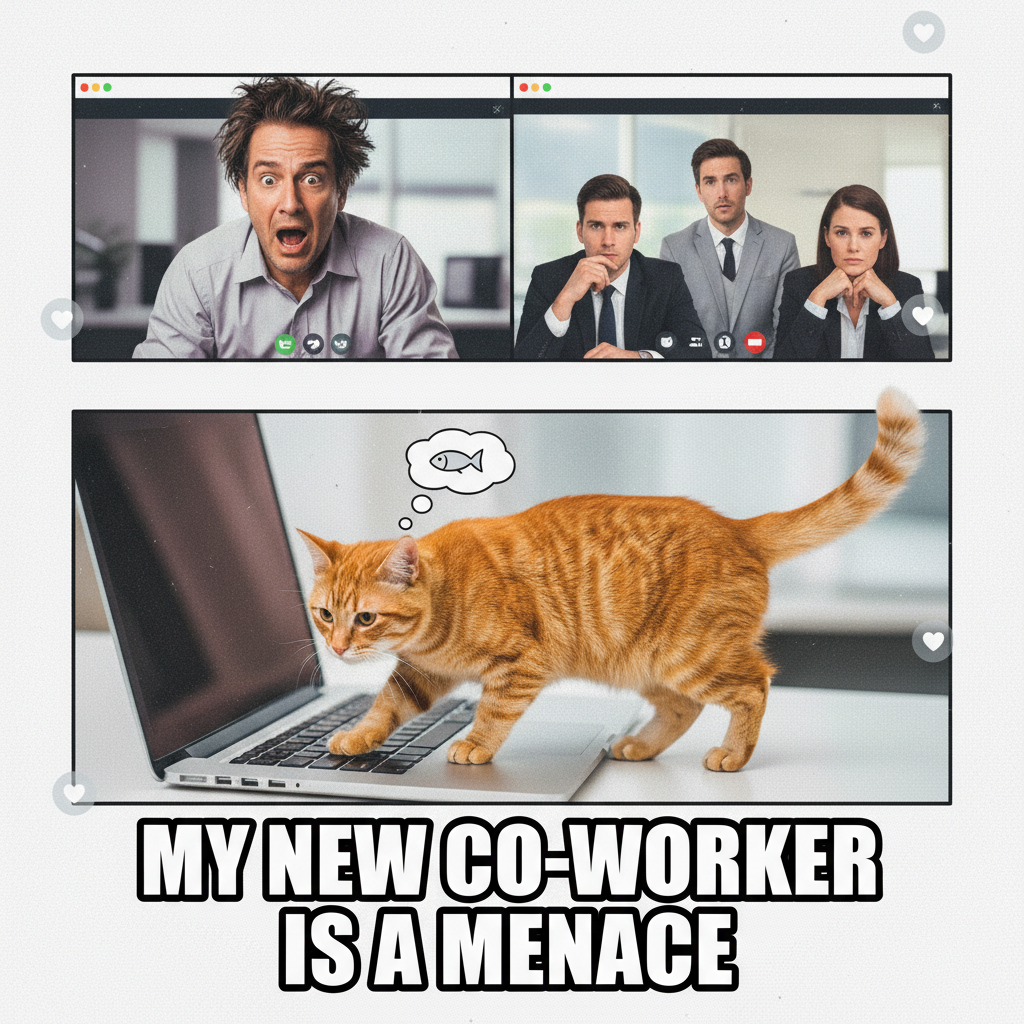 My cat just walked across my keyboard mid-presentation. Promotion secured.