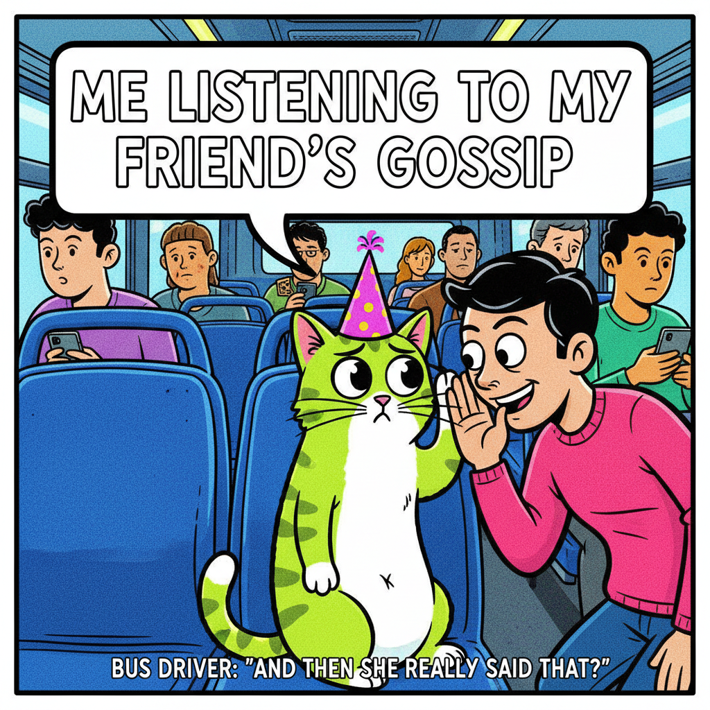 Just survived a public transport journey where someone was having a full convo with their cat. 10/10.