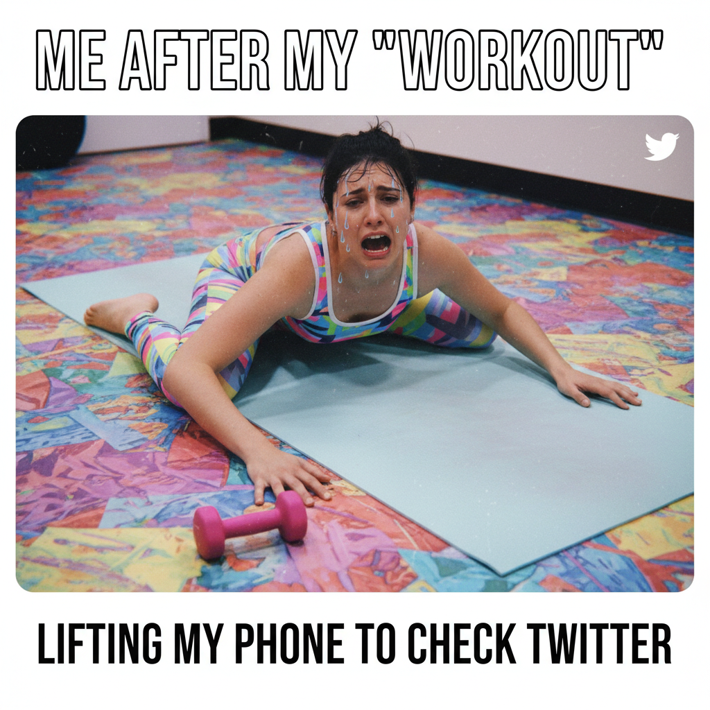 Went to the gym. Did one rep. Now I'm sore in places I didn't know existed.