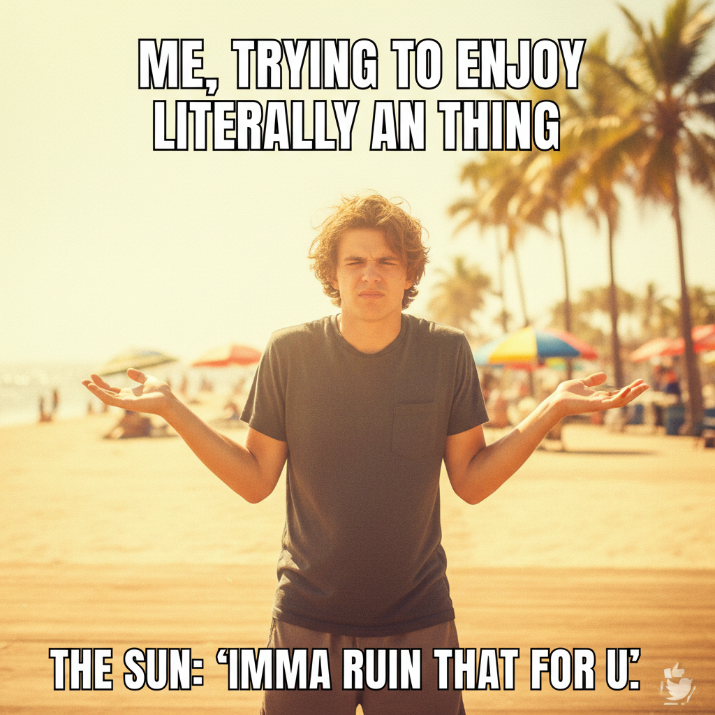 It's 70° and sunny but I'm still complaining. It's my birthright.
