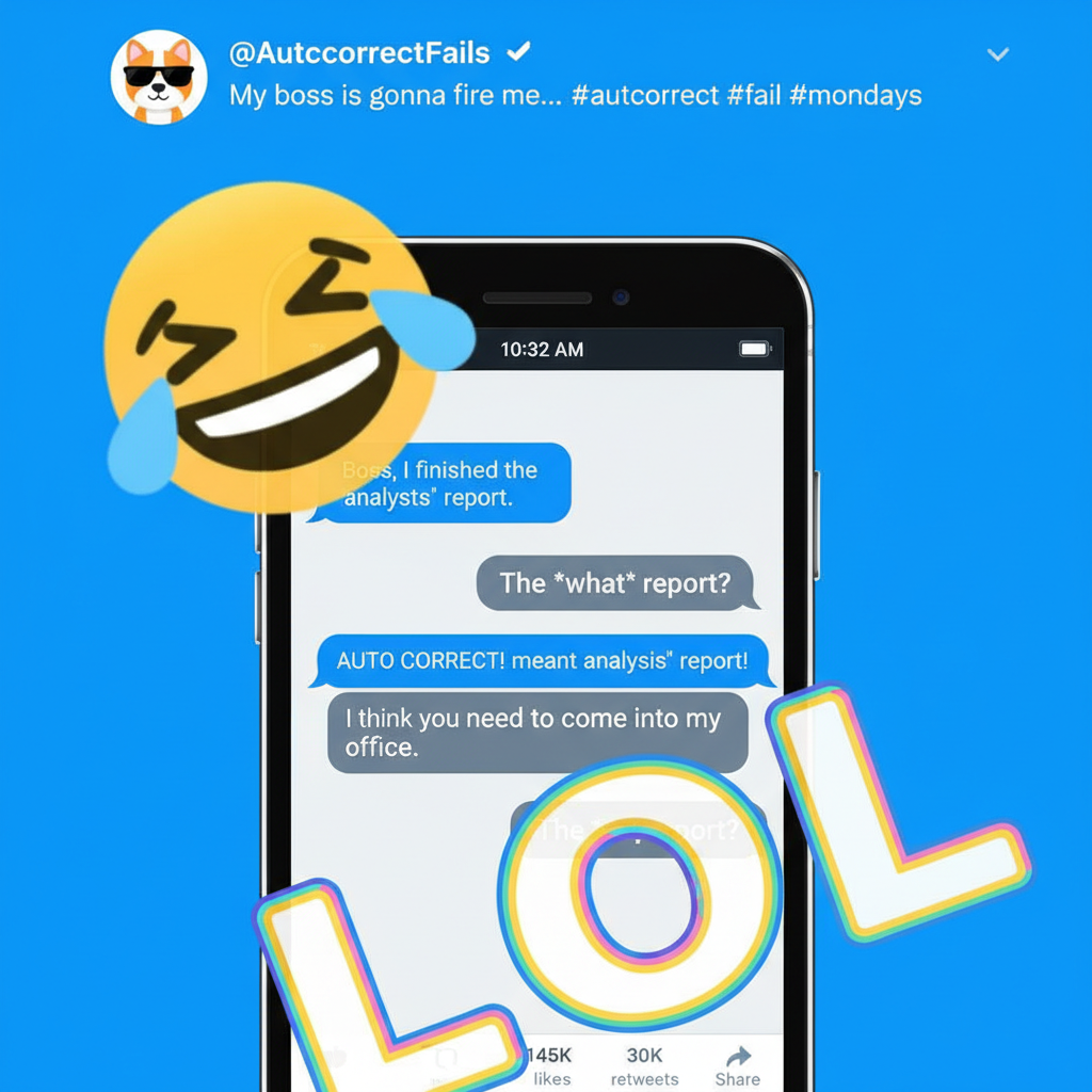 Autocorrect just changed 'I'm coming over' to 'I'm communist over.' My boss is confused.