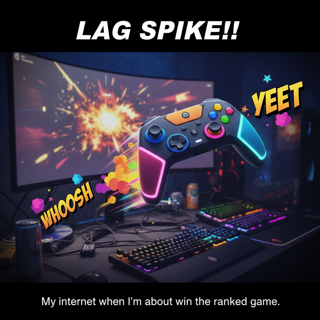 Lost to a 12-year-old online. My controller is now in orbit.