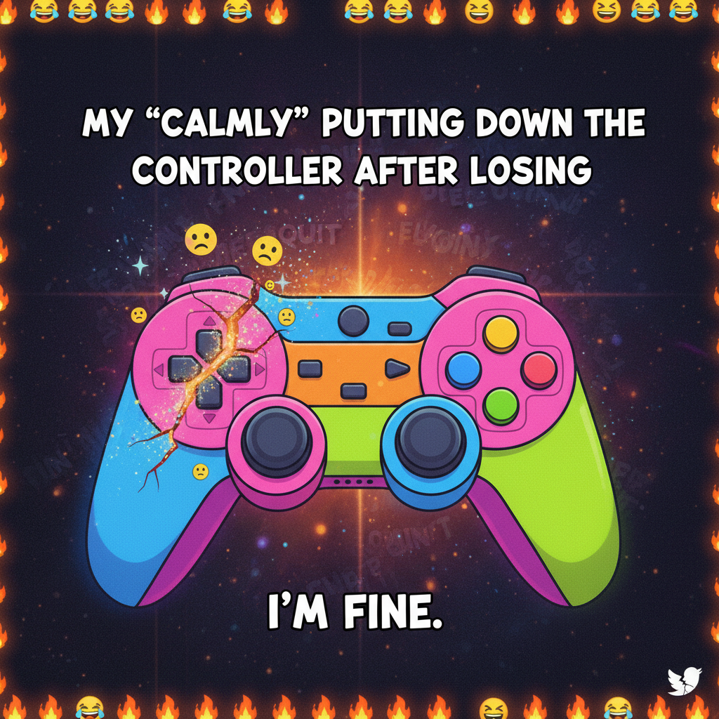 My controller after I lose to the same boss for the 10th time. RIP.