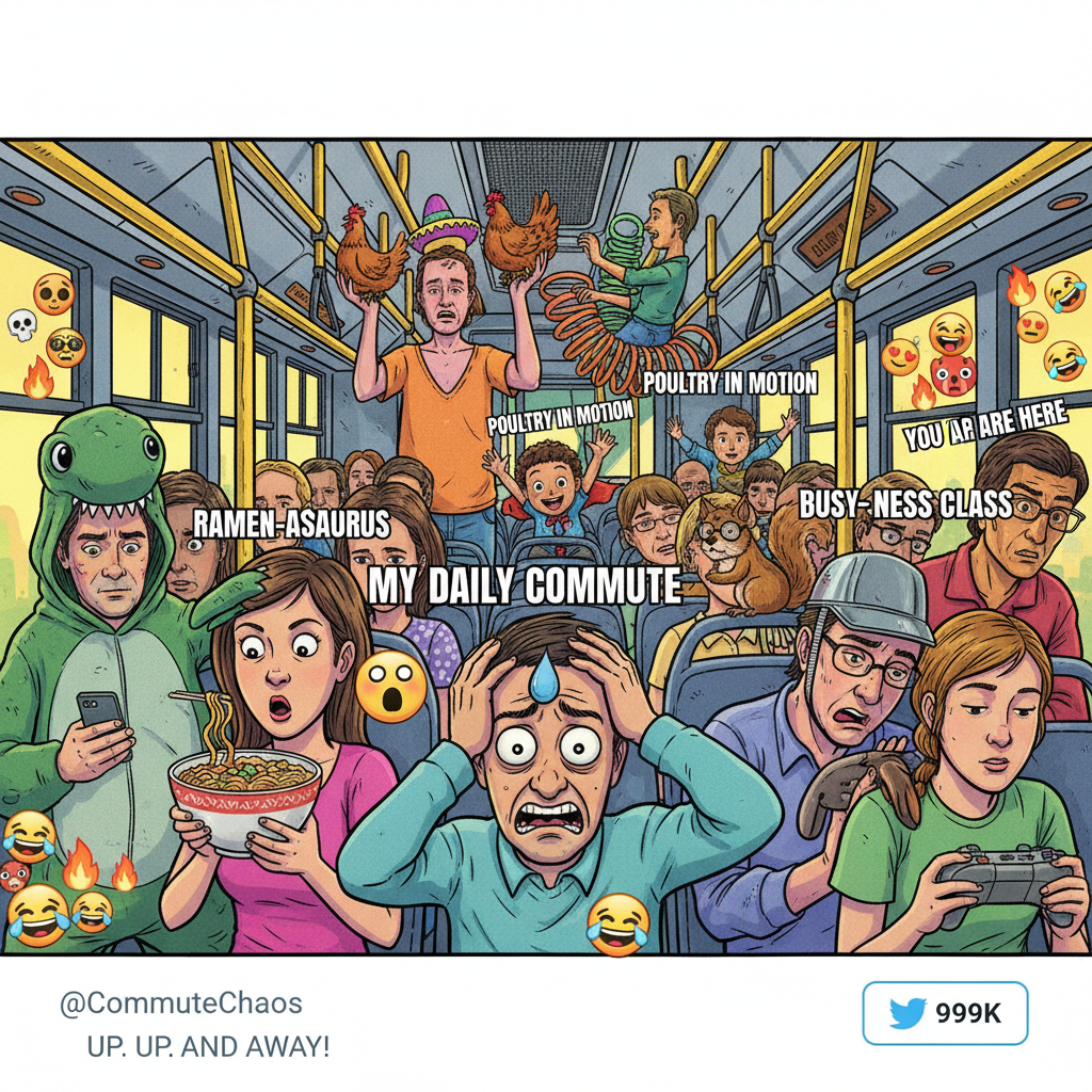 Public transport is just a social experiment I didn't sign up for.