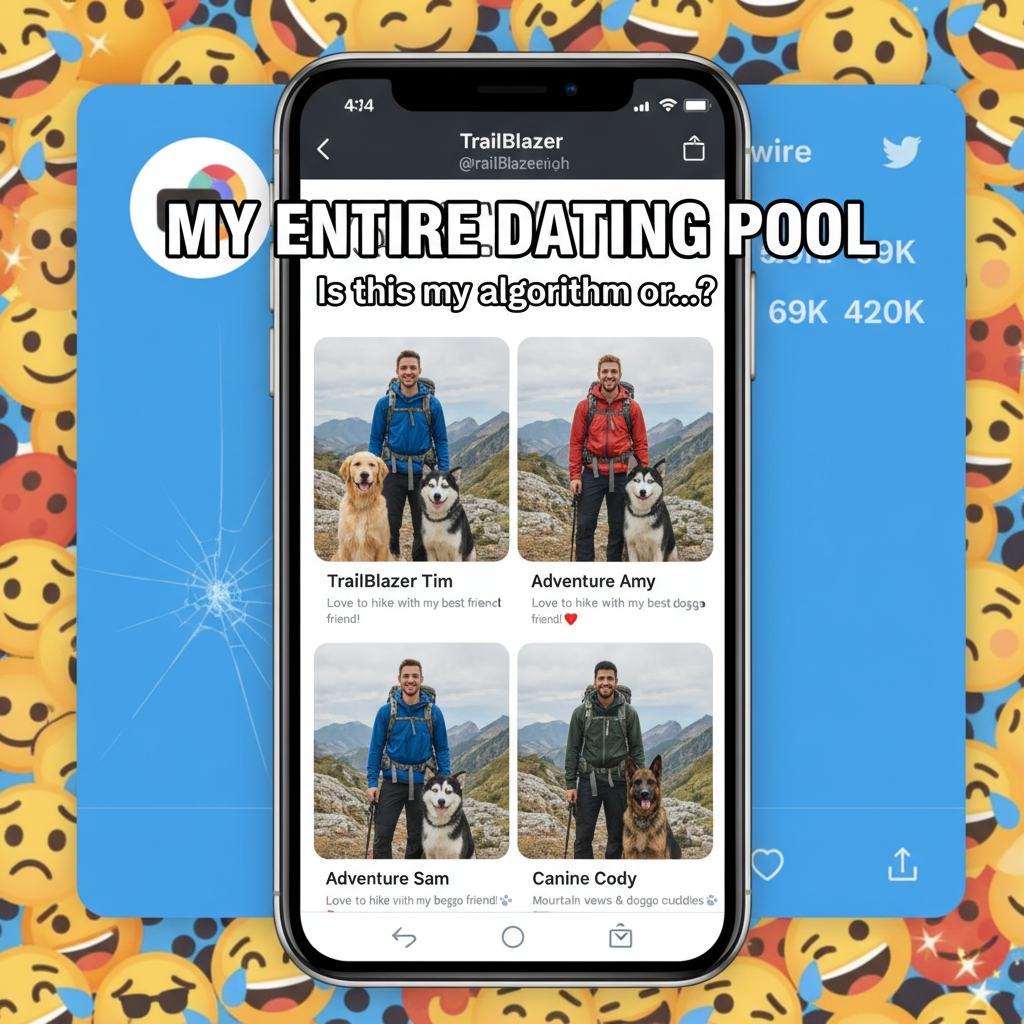 Dating apps are just a buffet of 'I love hiking and my dog.' Where's the spice?