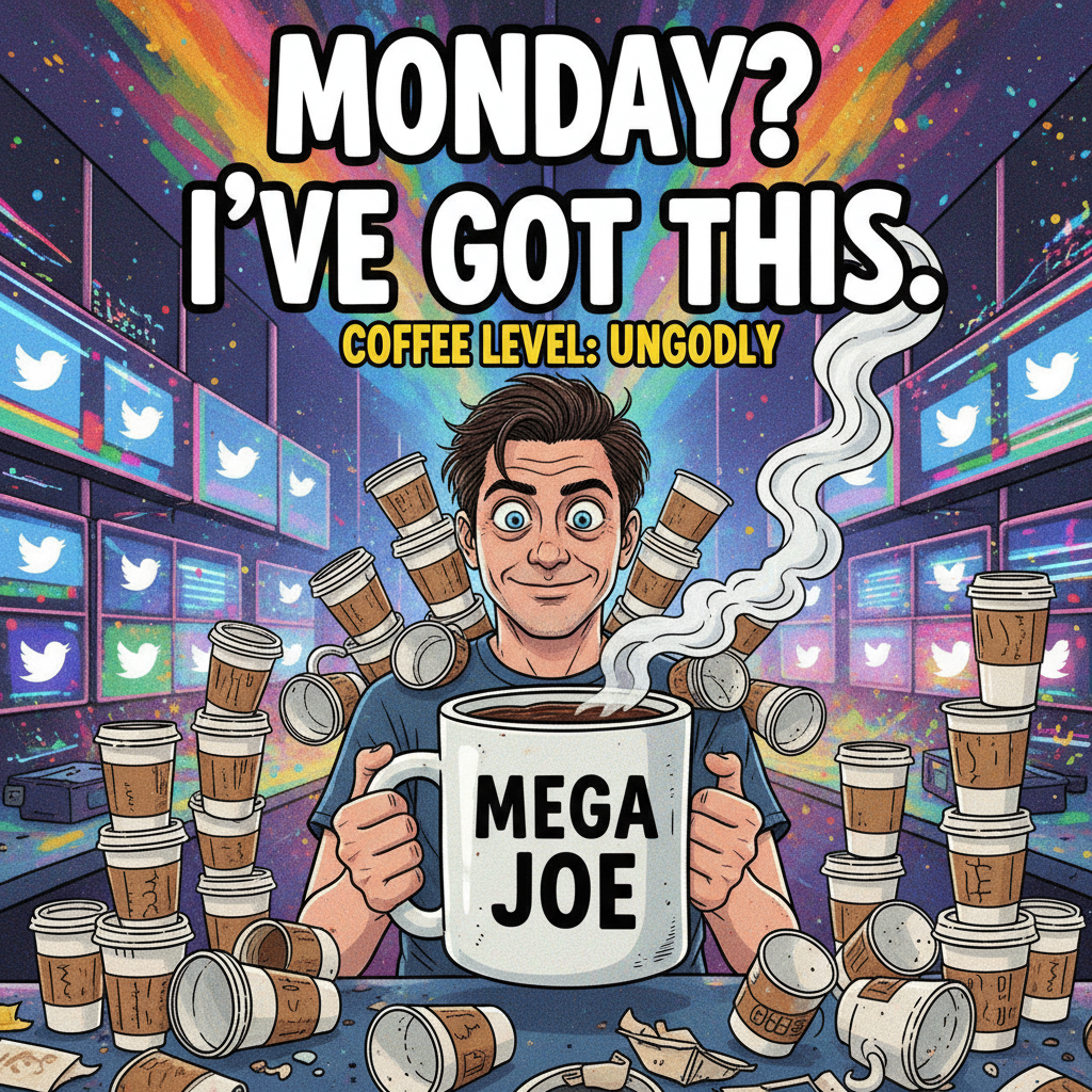 My blood type is coffee. My therapist says it's a problem. I say it's a lifestyle.