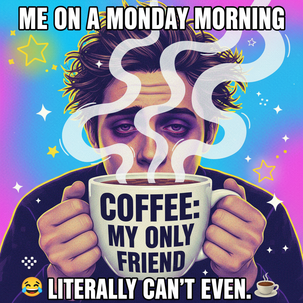 My blood type is coffee. My personality is also coffee. Send help (or more coffee).
