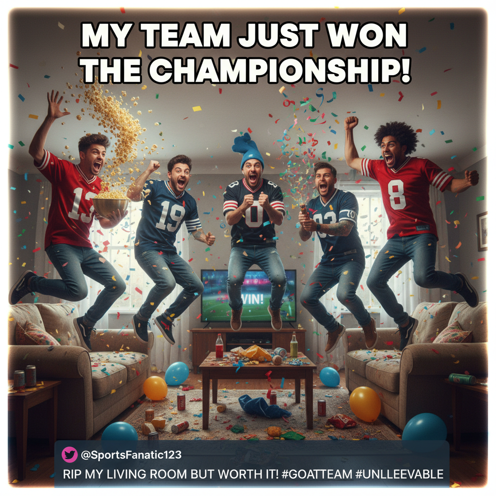 Did my team just score or did someone just win the lottery? The neighbors are wild. ⚽️ #SportsFans