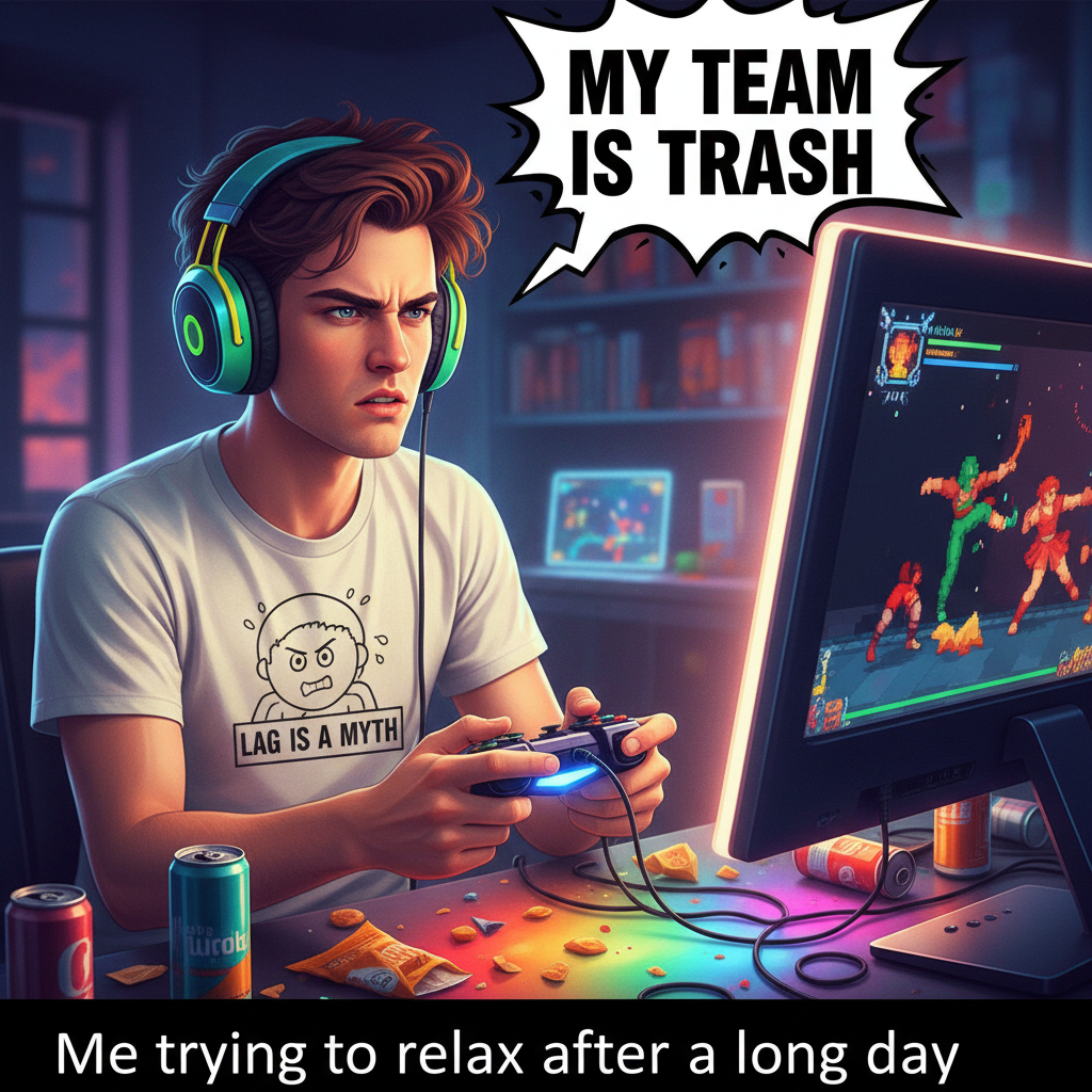 My gaming rage is 90% skill issue, 10% blaming the controller. Don't tell anyone.